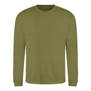 Awdis Mens Crew Neck Sweatshirt / Khaki
